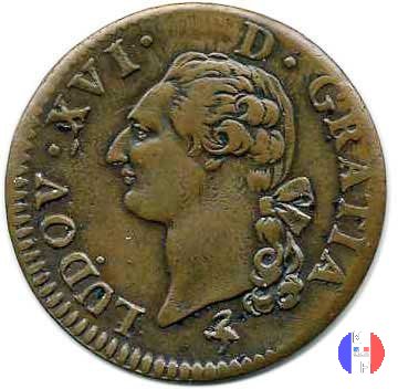 12 deniers (sol) 1791 (Parigi)