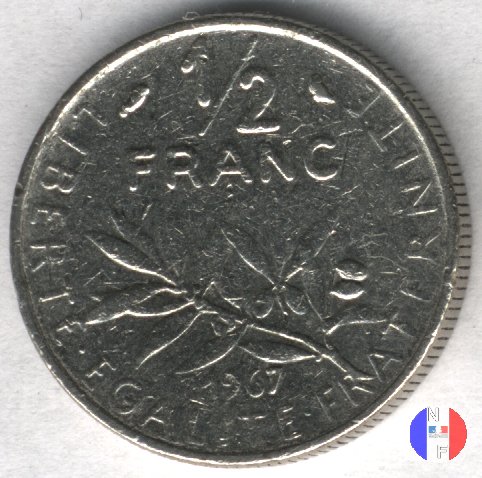 1/2 franco 1967 (Parigi)