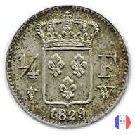 1/4 di franco 1829 (Lilla)