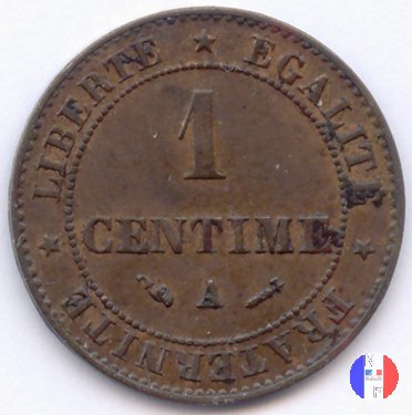 1 centesimo Cerere 1882 (Parigi)