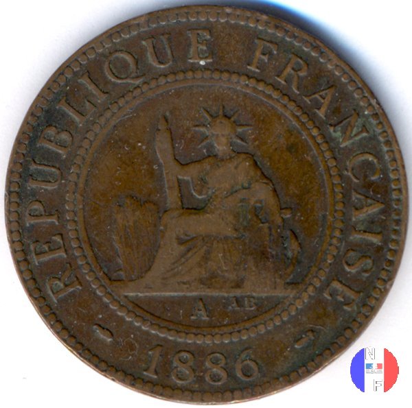 1 centesimo - I tipo 1886 (Parigi)