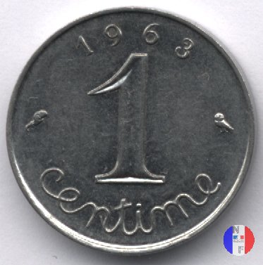 1 centesimo 1963 (Parigi)