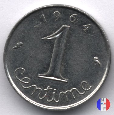 1 centesimo 1964 (Parigi)