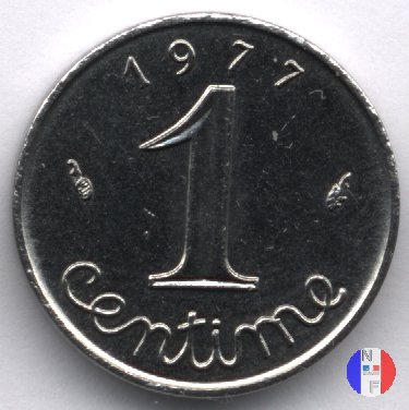 1 centesimo 1977 (Pessac)