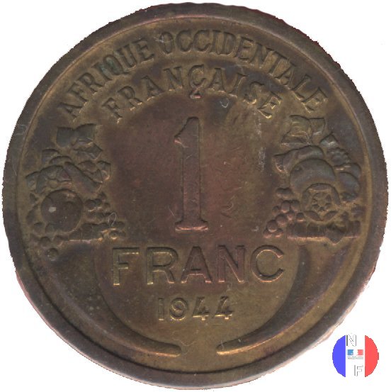 1 franco A.O.F. 1944 (Londra)