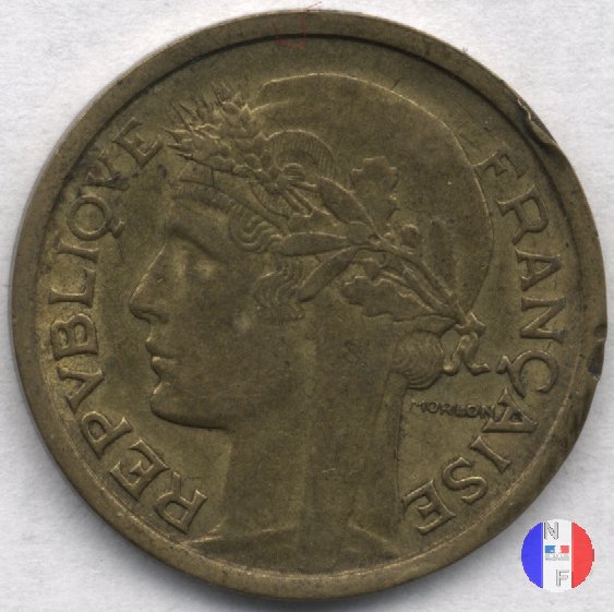 1 franco Morlon - bronzo-alluminio 1941 (Parigi)