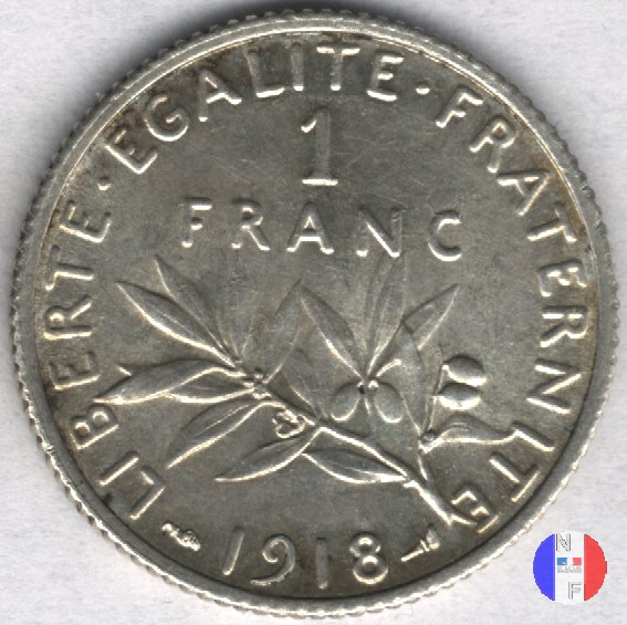 1 franco seminatrice 1918 (Parigi)