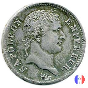 1 franco - testa laureata, tipo Republique 1808 (La Rochelle)