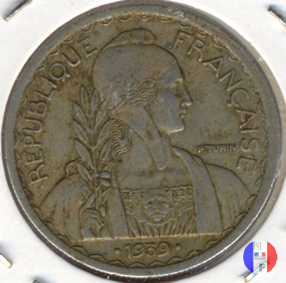 20 centesimi - Marianna con ulivo 1939 (Parigi)