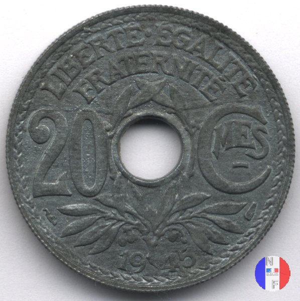 20 centesimi 1945 (Parigi)