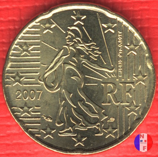 20 centesimi 2007 (Pessac)