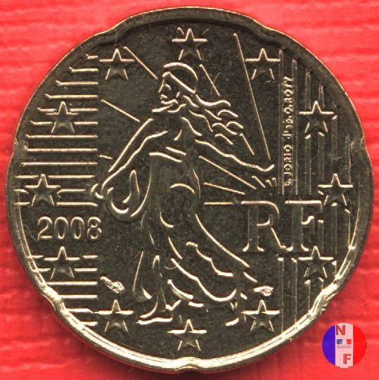 20 centesimi 2008 (Pessac)