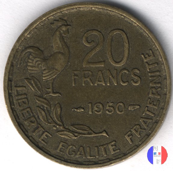 20 franchi 1950 (Parigi)