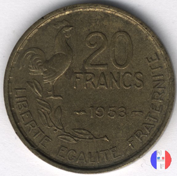 20 franchi 1953 (Parigi)