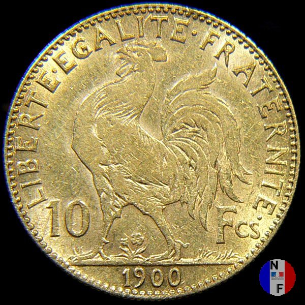 20 franchi gallo 1900 (Parigi)