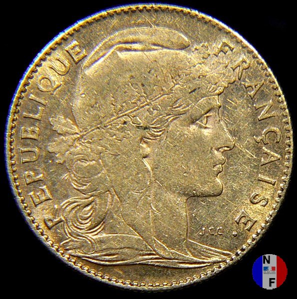 20 franchi gallo 1901 (Parigi)