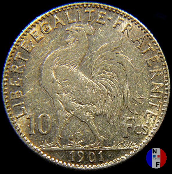 20 franchi gallo 1901 (Parigi)