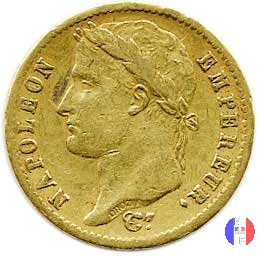 20 franchi - testa laureata, tipo Empire 1814 (Lilla)