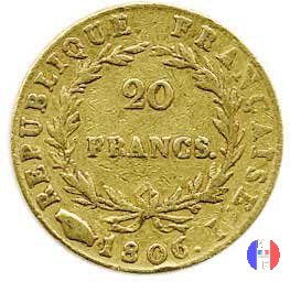 20 franchi - testa nuda 1806 (Limoges)