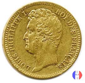 20 franchi - testa nuda 1830 (Parigi)