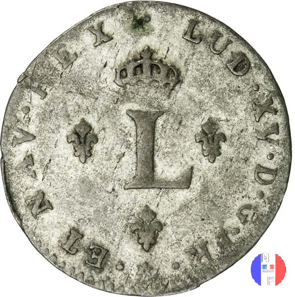 24 deniers (double sol) 1747 (Caen)