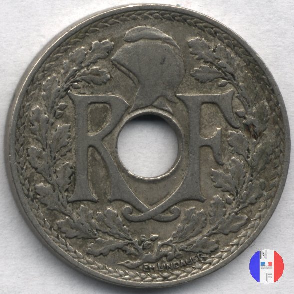 25 centesimi Lindauer - cupronickel 1917 (Parigi)