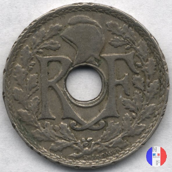 25 centesimi Lindauer - cupronickel 1926 (Parigi)