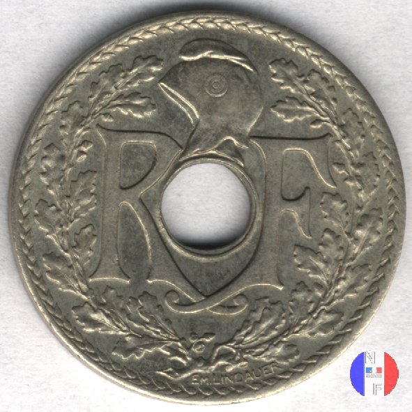 25 centesimi Lindauer - maillechort 1938 (Parigi)