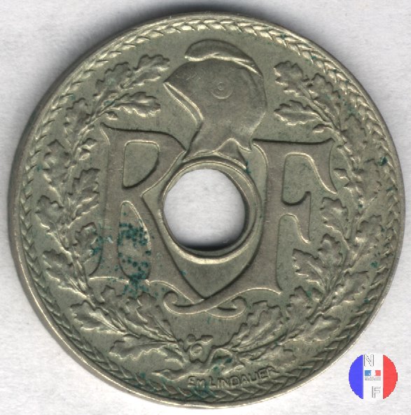 25 centesimi Lindauer - maillechort 1939 (Parigi)