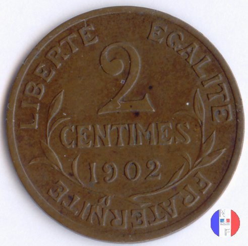 2 centesimi Dupuis 1902 (Parigi)