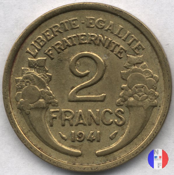 2 franchi Morlon - bronzo-alluminio 1941 (Parigi)