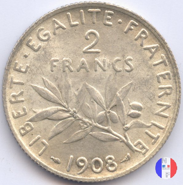 2 franchi seminatrice 1908 (Parigi)