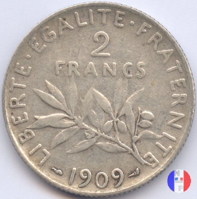 2 franchi seminatrice 1909 (Parigi)