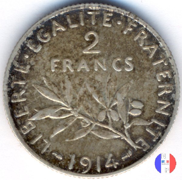 2 franchi seminatrice 1914 (Parigi)