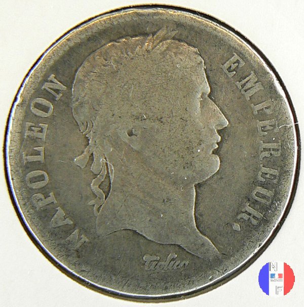 2 franchi - testa laureata, tipo Empire 1813 (Lione)