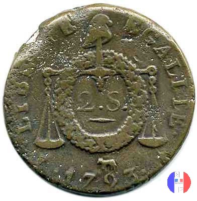 2 sols 1793 (Pau)