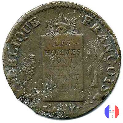 2 sols 1793 (Pau)