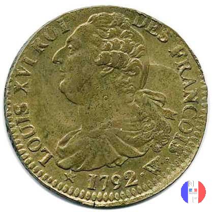 2 sols - tipo françois 1792 (Lilla)