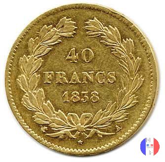 40 franchi 1838 (Parigi)