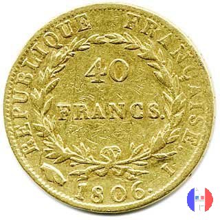 40 franchi - testa nuda 1806 (Limoges)