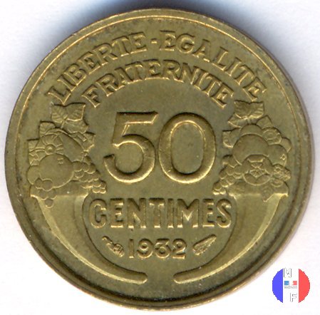 50 centesimi Morlon 1932 (Parigi)