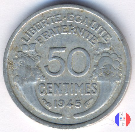 50 centesimi Morlon - alluminio 1945 (Castelsarrasin)