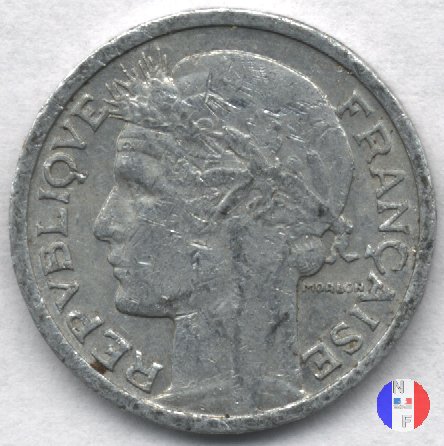 50 centesimi Morlon - alluminio 1946 (Parigi)