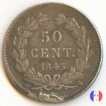 50 centesimi 1845 (Rouen)