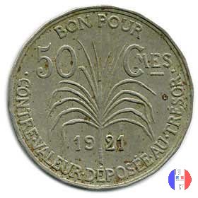 50 centesimi 1921