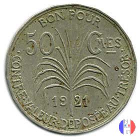 50 centesimi 1921