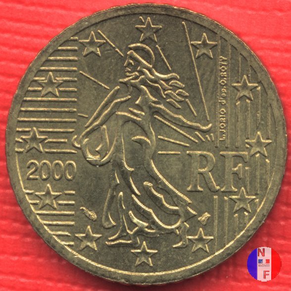 50 centesimi 2000 (Pessac)