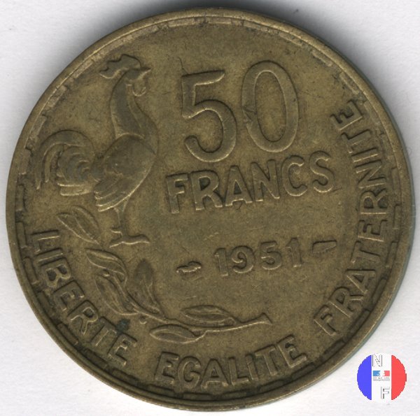 50 franchi 1951 (Parigi)