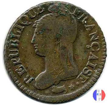 5 centesimi Dupré 1798-1799 (Lilla)