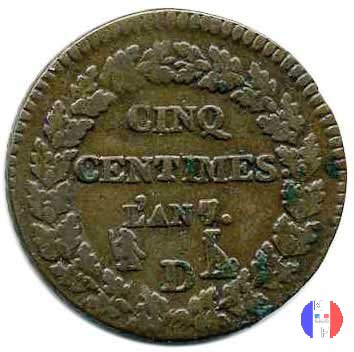 5 centesimi Dupré 1798-1799 (Lilla)